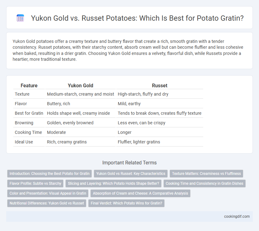 Yukon Gold vs. Russet Potatoes: Which Is Best for Potato Gratin?