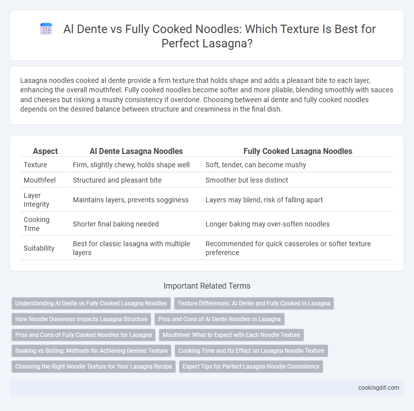 Al Dente vs Fully Cooked Noodles: Which Texture Is Best for Perfect Lasagna?