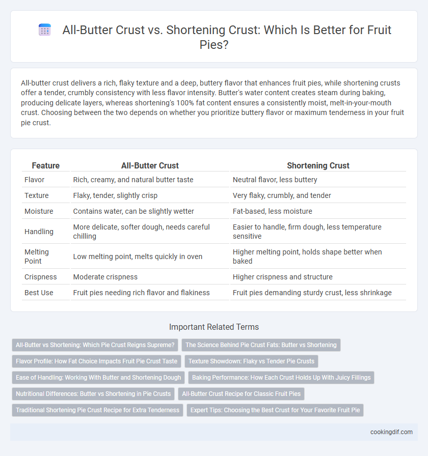 All-Butter Crust vs. Shortening Crust: Which Is Better for Fruit Pies?