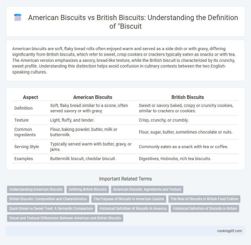 American Biscuits vs British Biscuits: Understanding the Definition of Biscuit