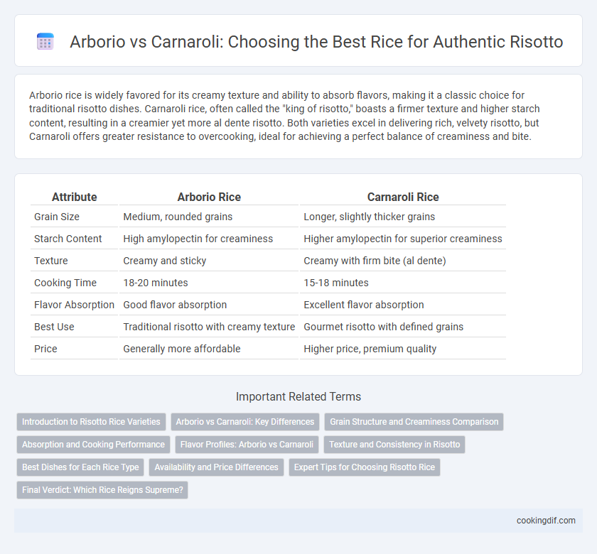 Arborio vs Carnaroli: Choosing the Best Rice for Authentic Risotto