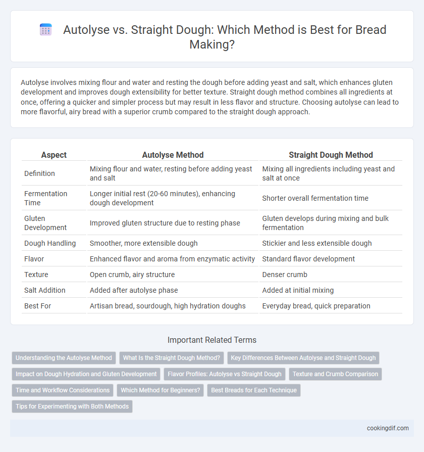 Autolyse vs. Straight Dough: Which Method is Best for Bread Making?