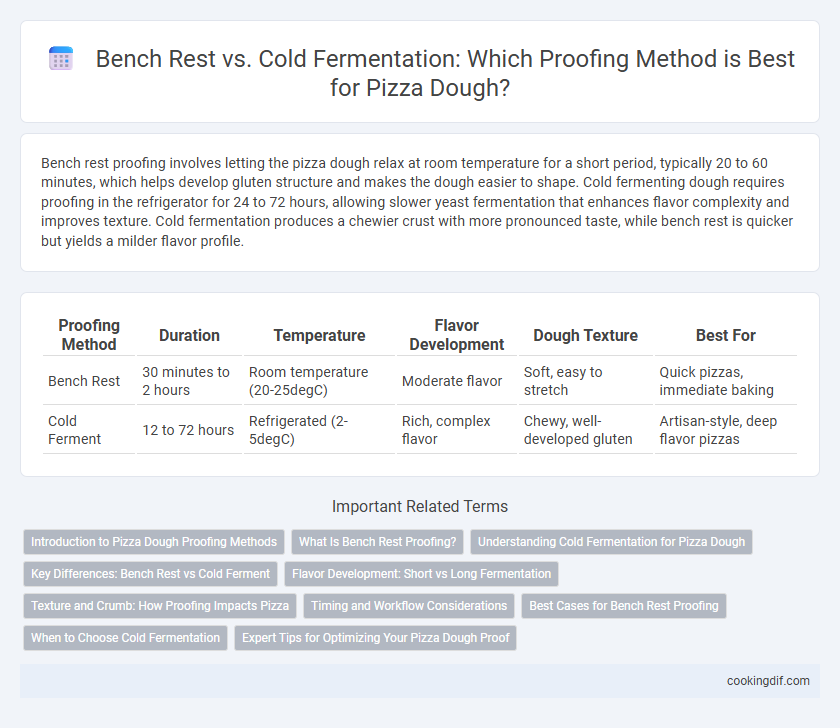 Bench Rest vs. Cold Fermentation: Which Proofing Method is Best for Pizza Dough?