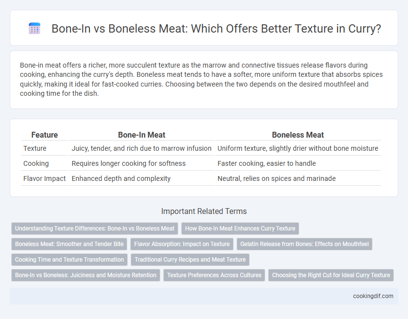 Bone-In vs Boneless Meat: Which Offers Better Texture in Curry?