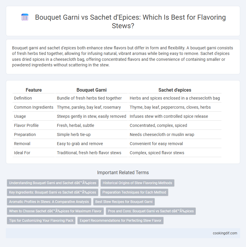 Bouquet Garni vs Sachet d'Epices: Which Is Best for Flavoring Stews?