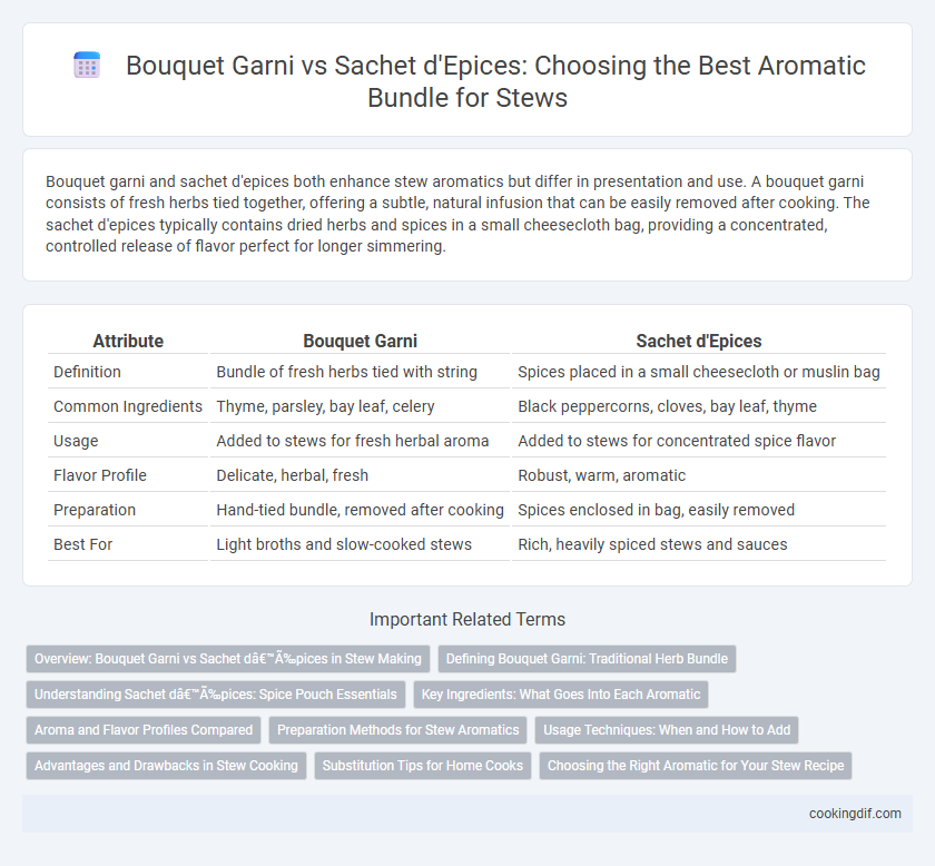 Bouquet Garni vs Sachet d'Epices: Choosing the Best Aromatic Bundle for Stews