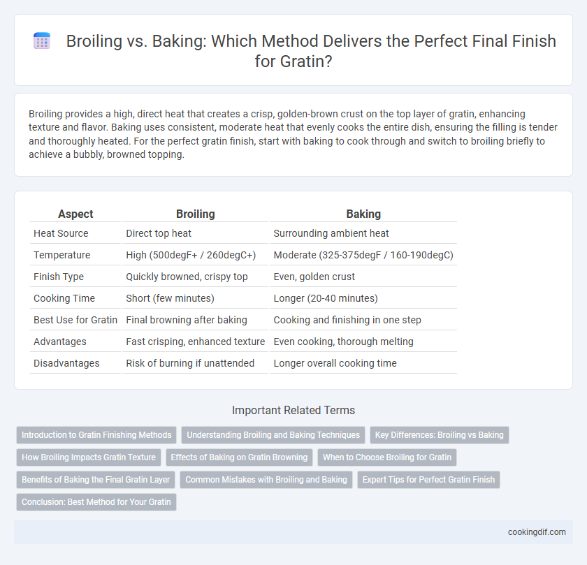 Broiling vs. Baking: Which Method Delivers the Perfect Final Finish for Gratin?