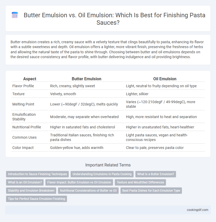 Butter Emulsion vs. Oil Emulsion: Which Is Best for Finishing Pasta Sauces?