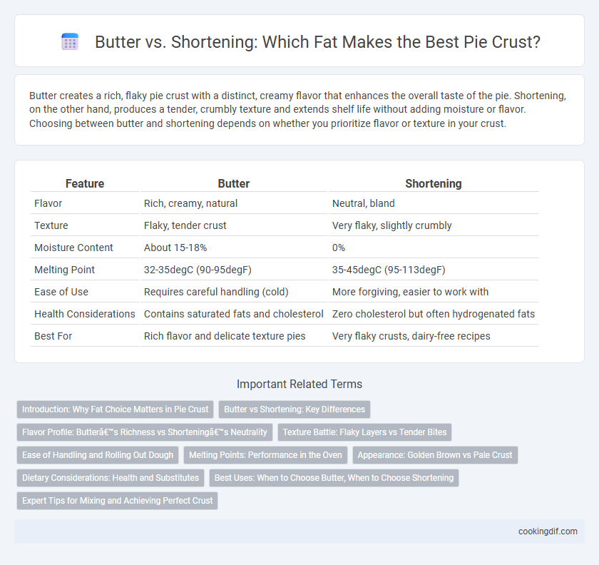 Butter vs. Shortening: Which Fat Makes the Best Pie Crust?
