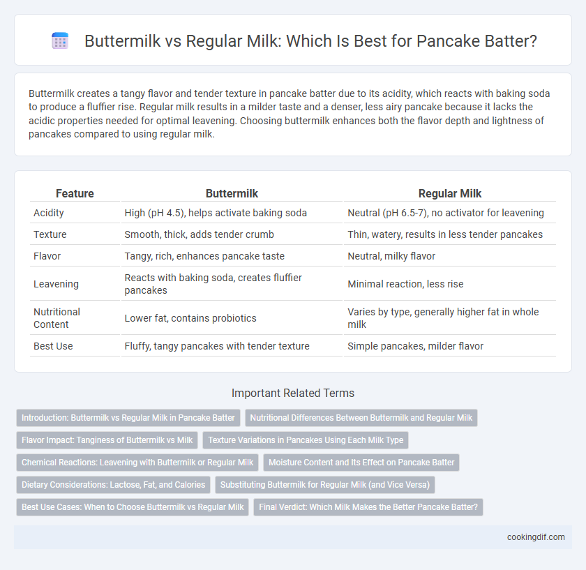 Buttermilk vs Regular Milk: Which Is Best for Pancake Batter?