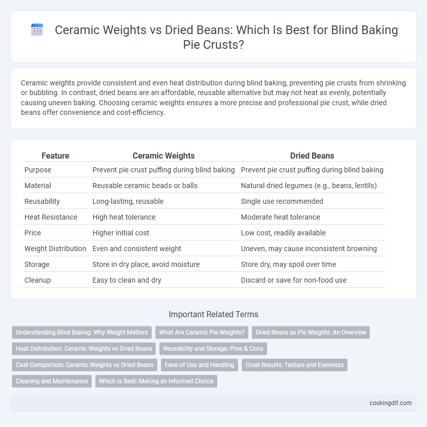 Ceramic Weights vs Dried Beans: Which Is Best for Blind Baking Pie Crusts?