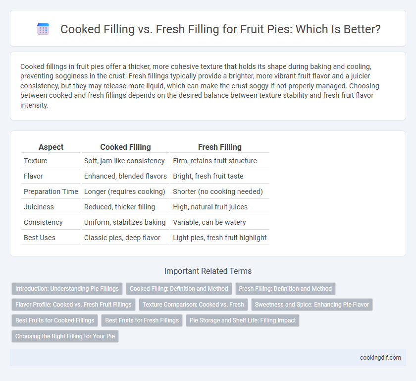 Cooked Filling vs. Fresh Filling for Fruit Pies: Which Is Better?