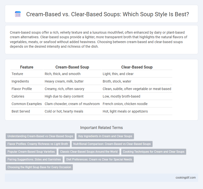 Cream-Based vs. Clear-Based Soups: Which Soup Style Is Best?