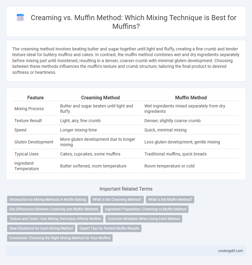 Creaming vs. Muffin Method: Which Mixing Technique is Best for Muffins?