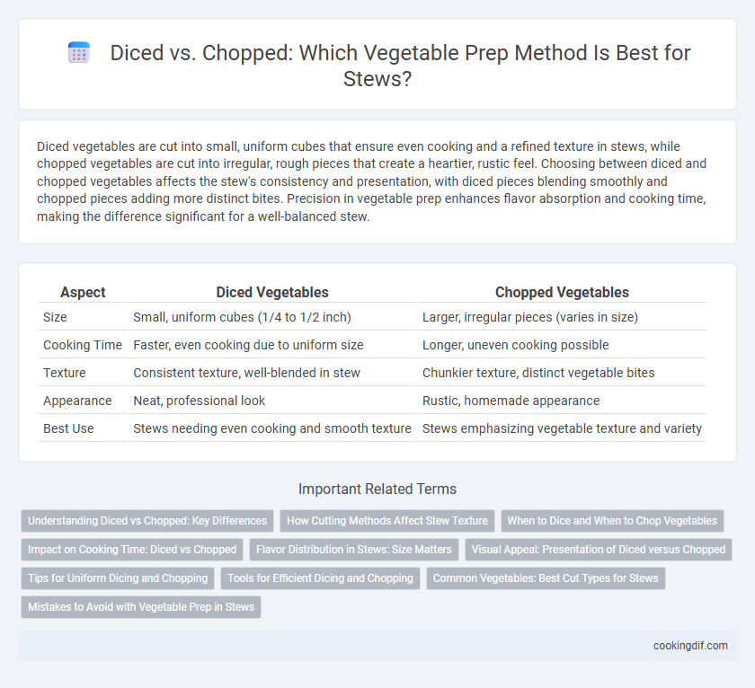 Diced vs. Chopped: Which Vegetable Prep Method Is Best for Stews?