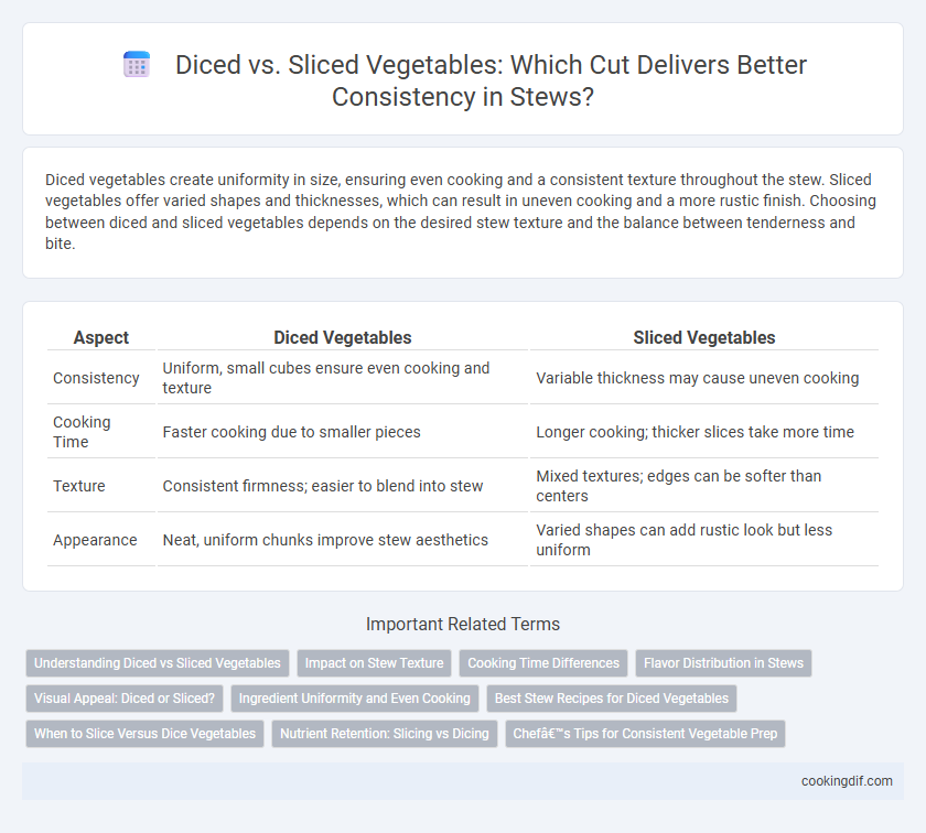 Diced vs. Sliced Vegetables: Which Cut Delivers Better Consistency in Stews?