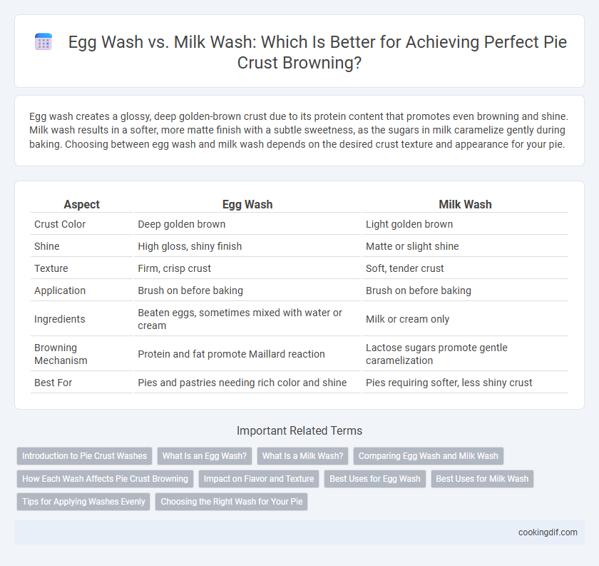 Egg Wash vs. Milk Wash: Which Is Better for Achieving Perfect Pie Crust Browning?
