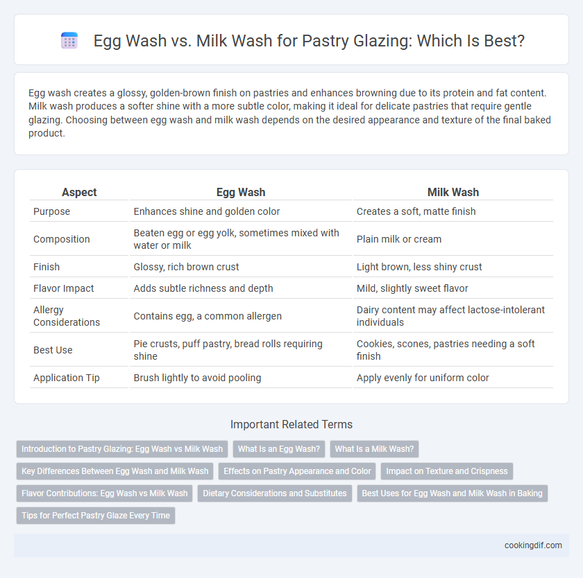 Egg Wash vs. Milk Wash for Pastry Glazing: Which Is Best?