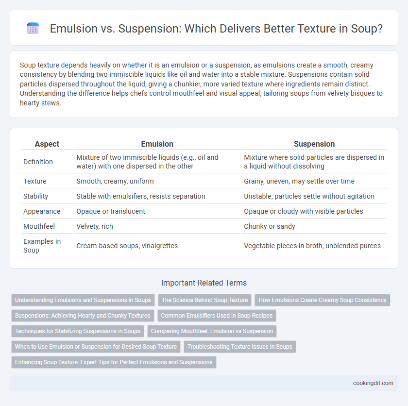 Emulsion vs. Suspension: Which Delivers Better Texture in Soup?