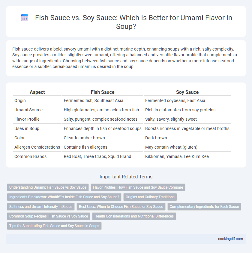 Fish Sauce vs. Soy Sauce: Which Is Better for Umami Flavor in Soup?