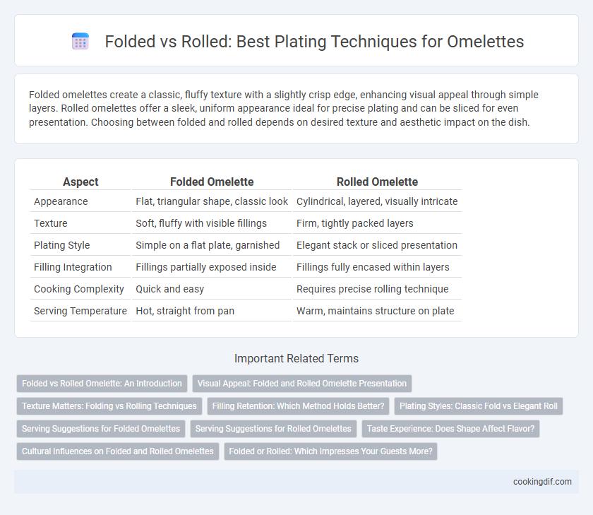 Folded vs Rolled: Best Plating Techniques for Omelettes