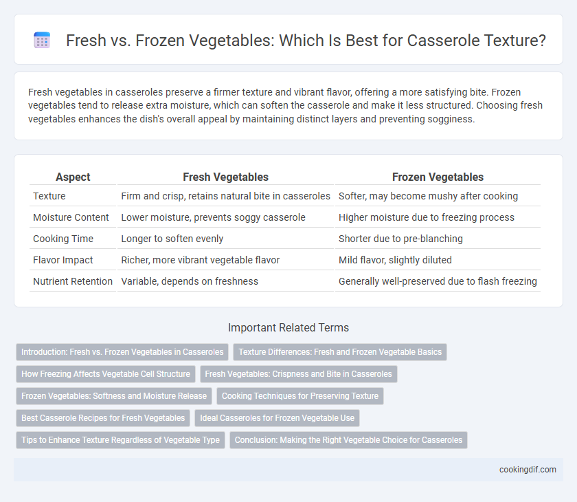 Fresh vs. Frozen Vegetables: Which Is Best for Casserole Texture?