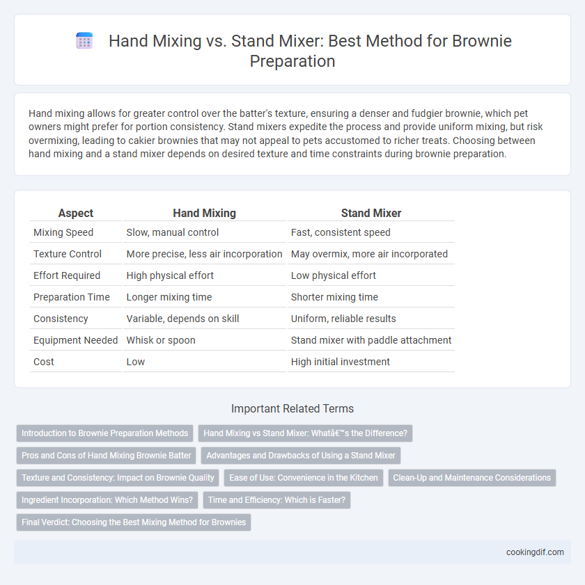 Hand Mixing vs. Stand Mixer: Best Method for Brownie Preparation