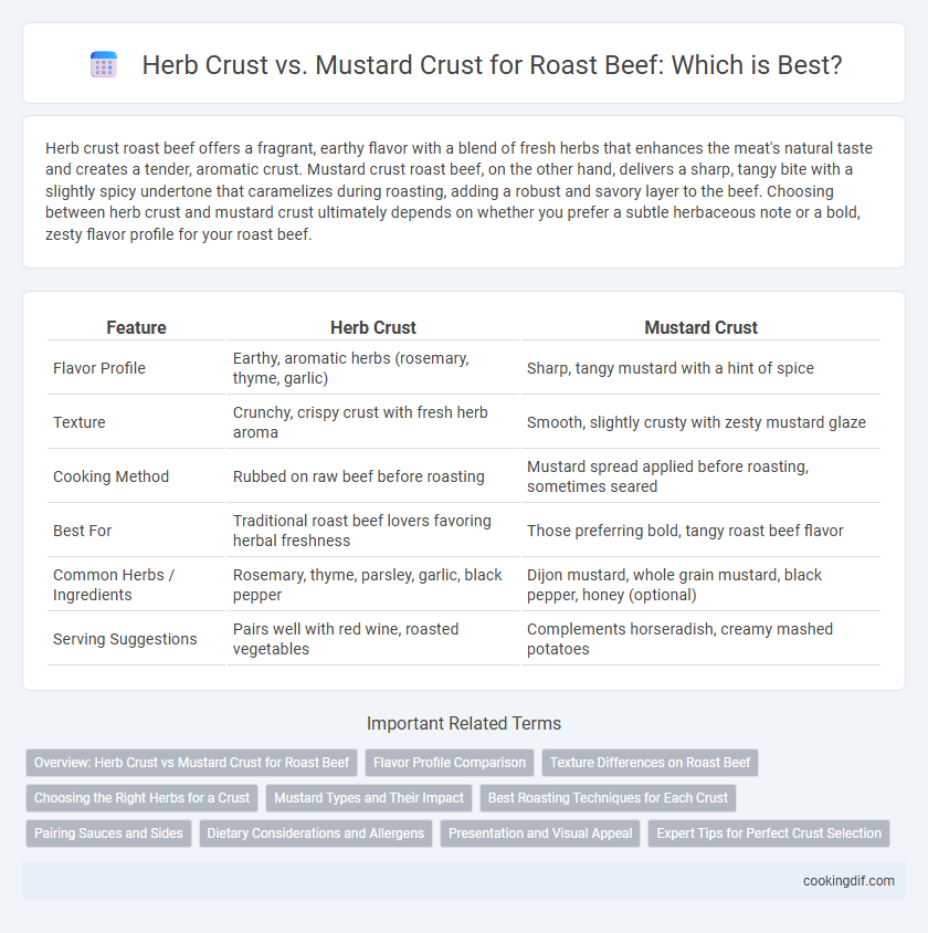 Herb Crust vs. Mustard Crust for Roast Beef: Which is Best?