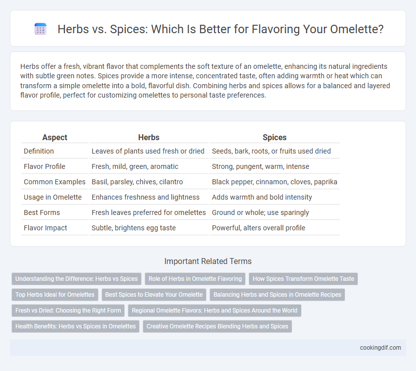 Herbs vs. Spices: Which Is Better for Flavoring Your Omelette?