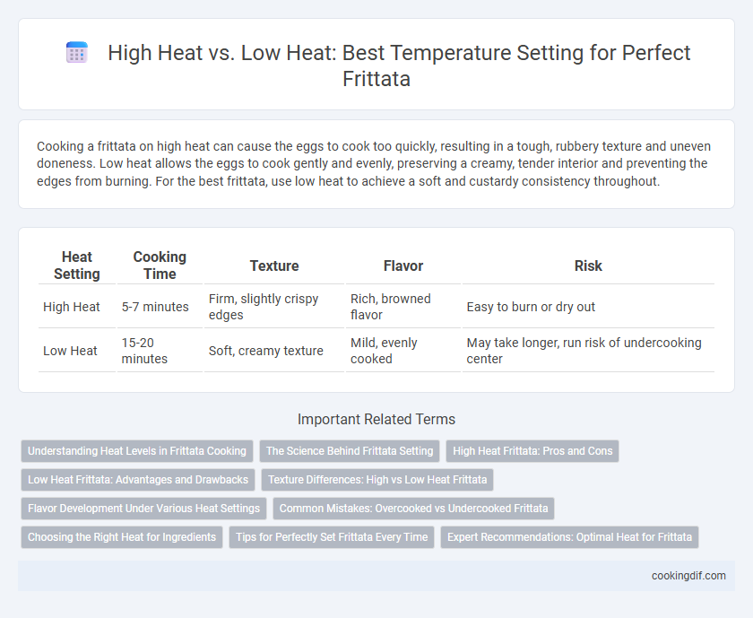 High Heat vs. Low Heat: Best Temperature Setting for Perfect Frittata