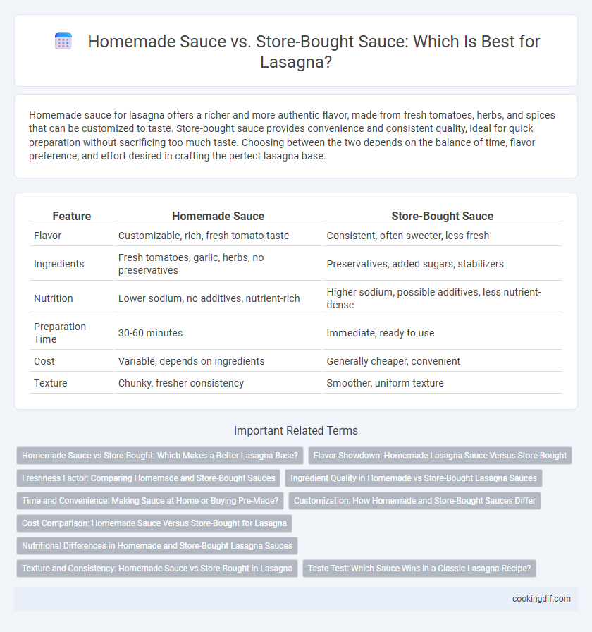 Homemade Sauce vs. Store-Bought Sauce: Which Is Best for Lasagna?