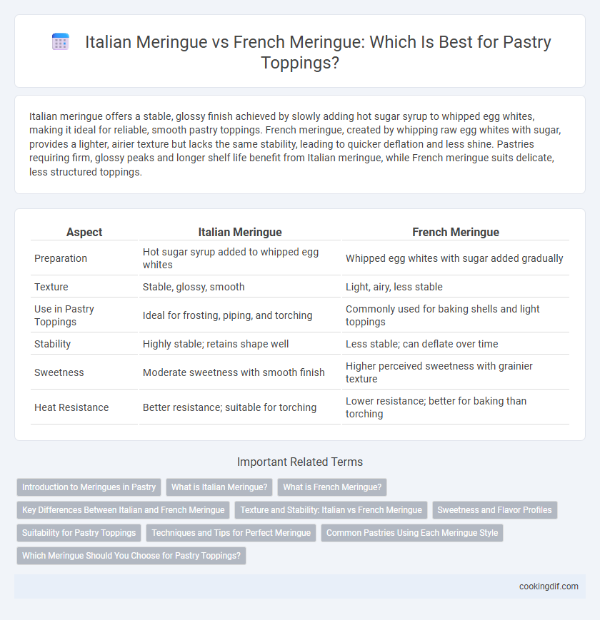 Italian Meringue vs French Meringue: Which Is Best for Pastry Toppings?