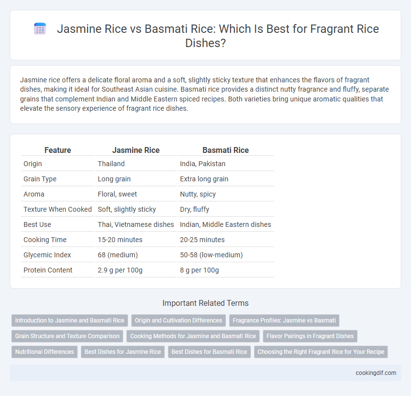 Jasmine Rice vs Basmati Rice: Which Is Best for Fragrant Rice Dishes?