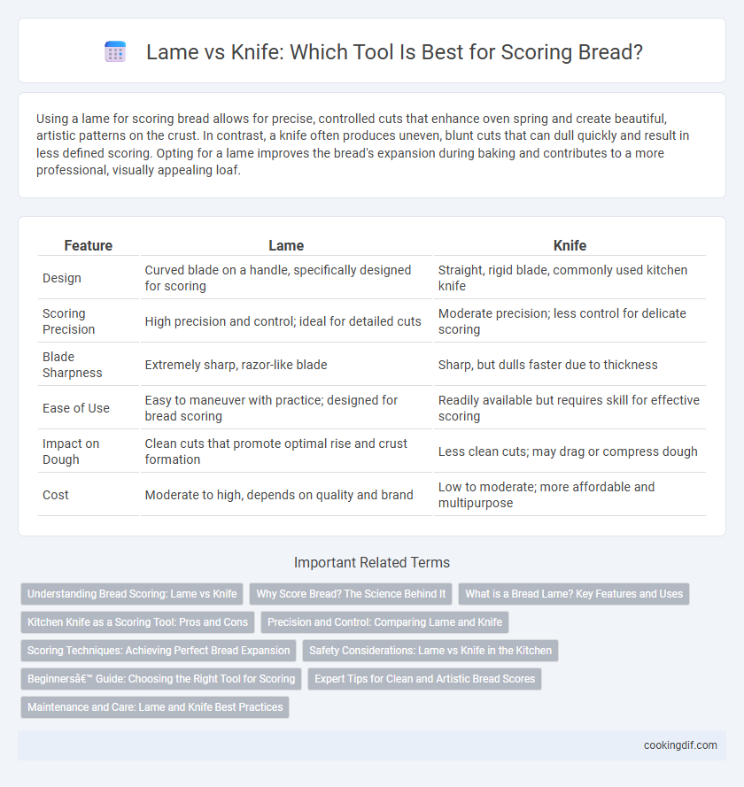 Lame vs Knife: Which Tool Is Best for Scoring Bread?