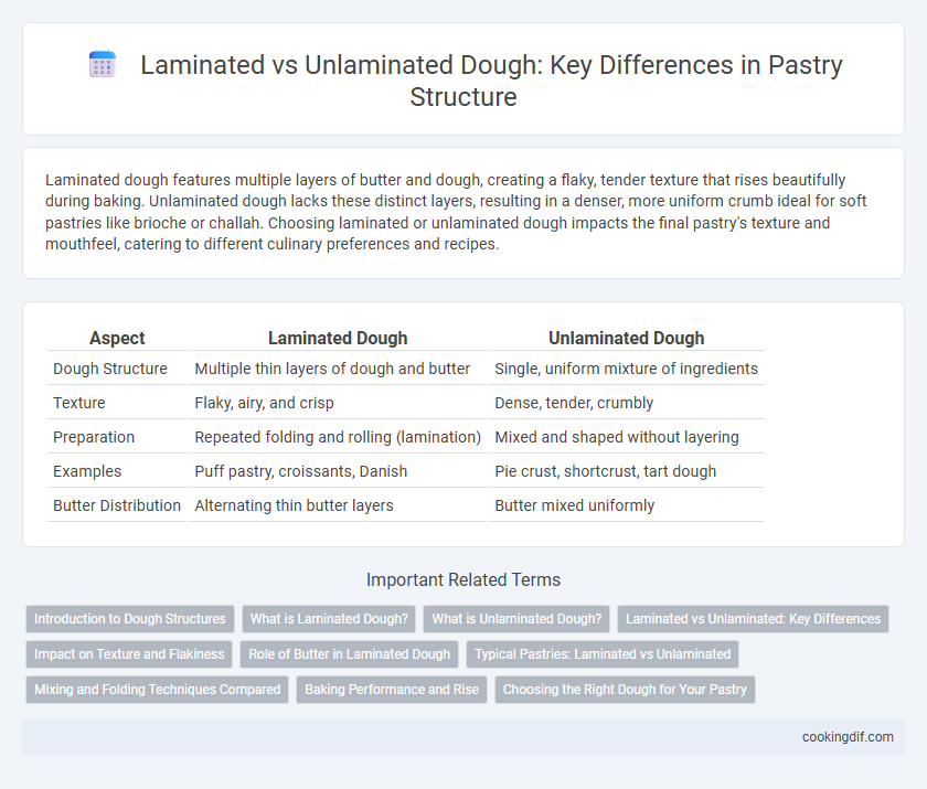 Laminated vs Unlaminated Dough: Key Differences in Pastry Structure