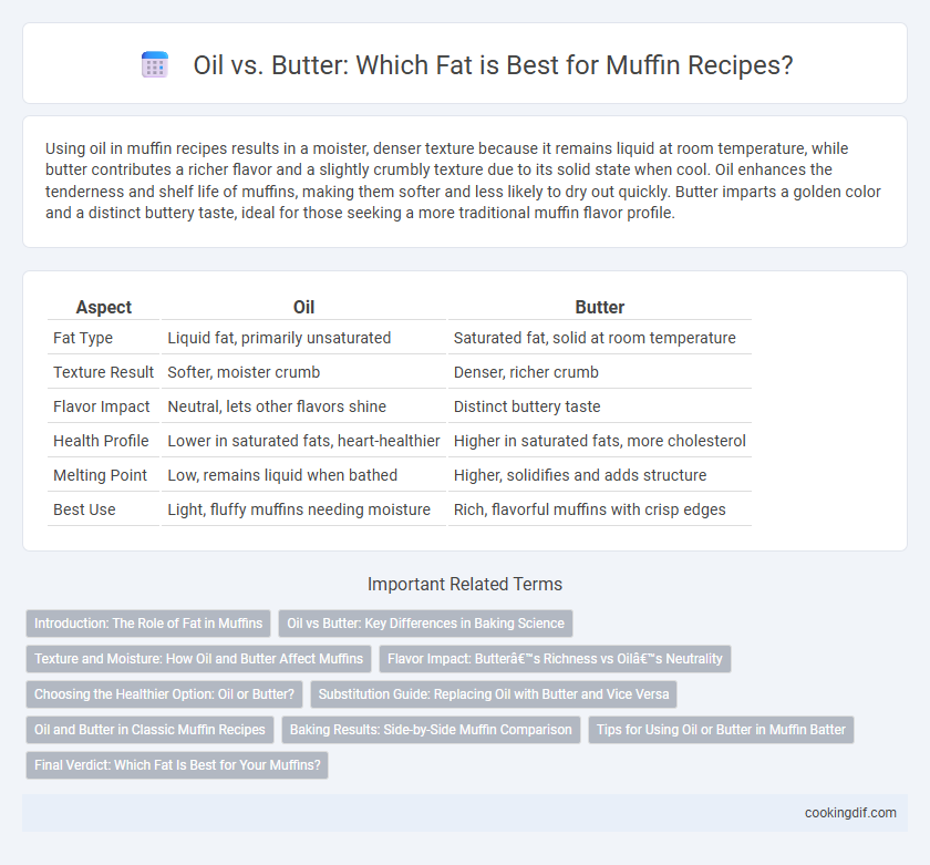 Oil vs. Butter: Which Fat is Best for Muffin Recipes?