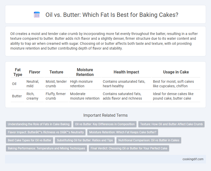 Oil vs. Butter: Which Fat Is Best for Baking Cakes?