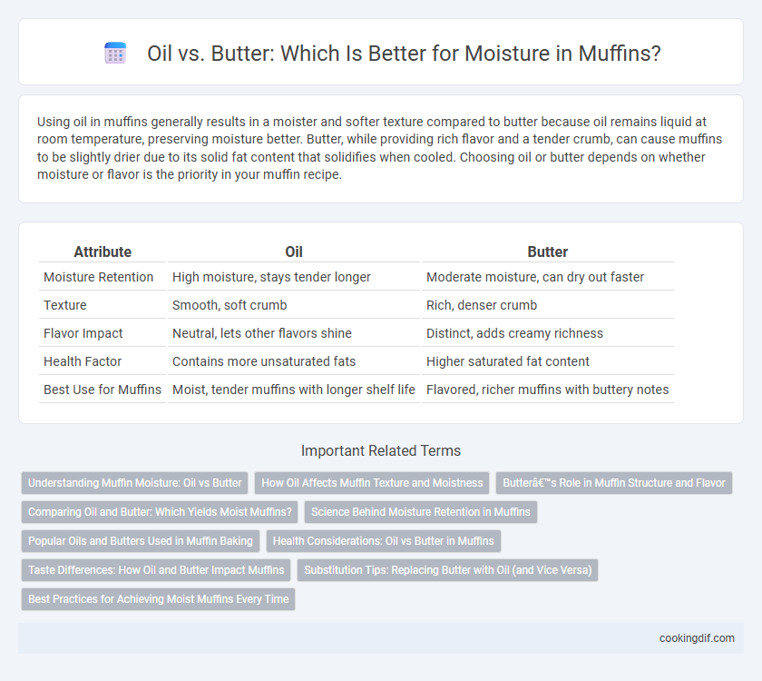Oil vs. Butter: Which Is Better for Moisture in Muffins?