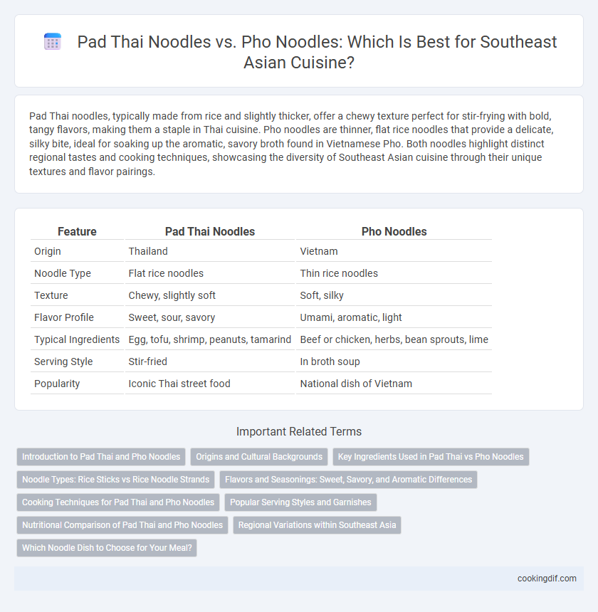 Pad Thai Noodles vs. Pho Noodles: Which Is Best for Southeast Asian Cuisine?