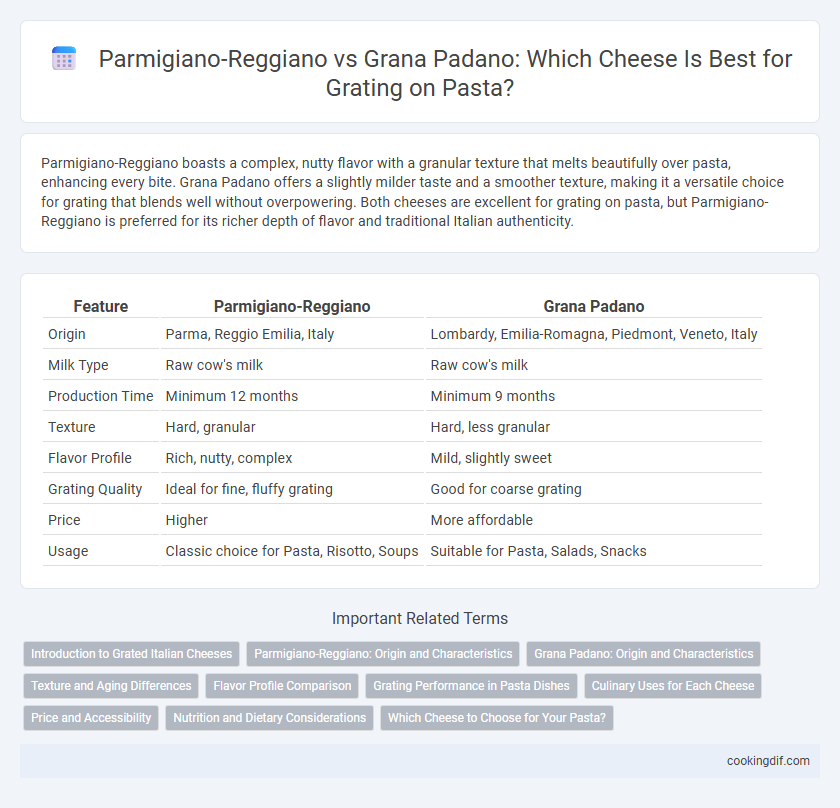 Parmigiano-Reggiano vs Grana Padano: Which Cheese Is Best for Grating on Pasta?