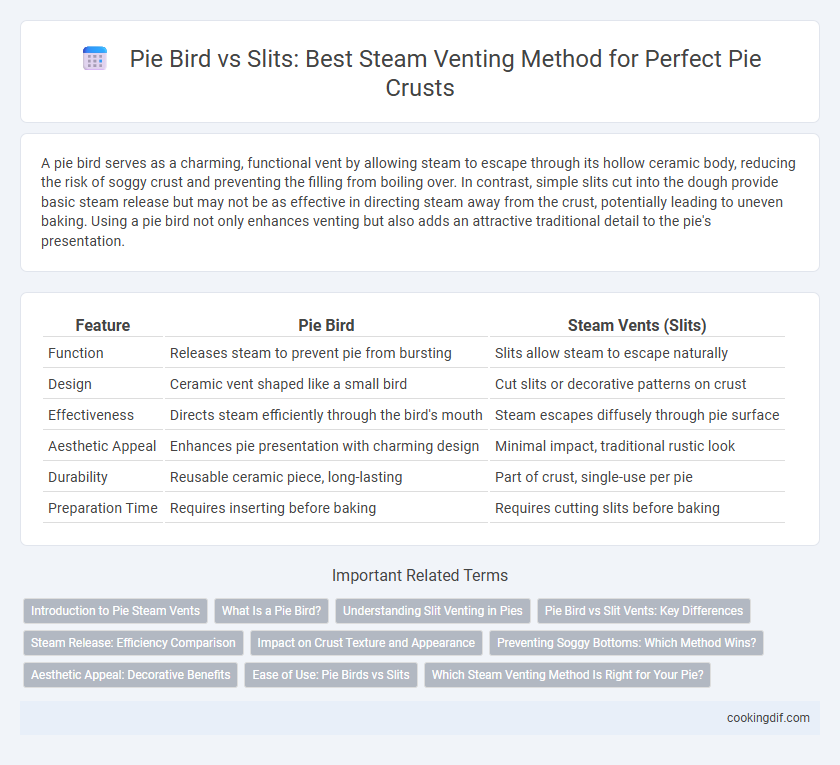 Pie Bird vs Slits: Best Steam Venting Method for Perfect Pie Crusts
