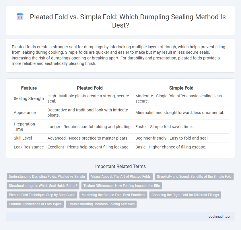 Pleated Fold vs. Simple Fold: Which Dumpling Sealing Method Is Best?