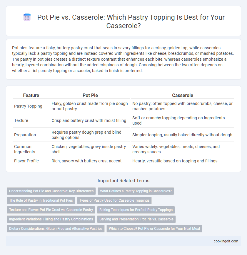 Pot Pie vs. Casserole: Which Pastry Topping Is Best for Your Casserole?