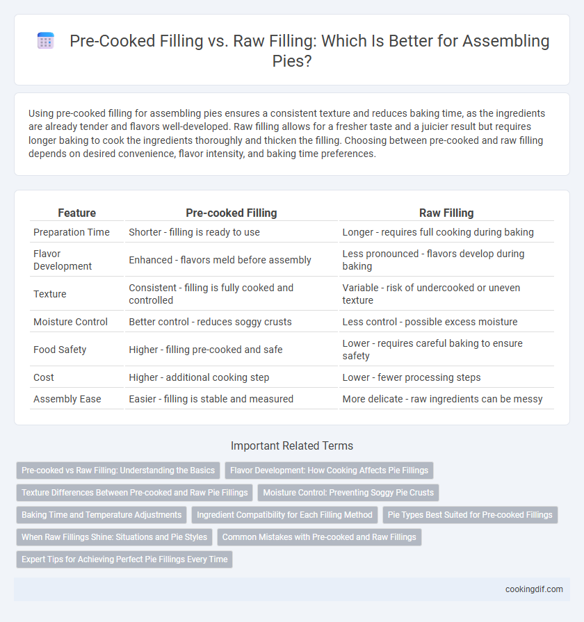 Pre-Cooked Filling vs. Raw Filling: Which Is Better for Assembling Pies?