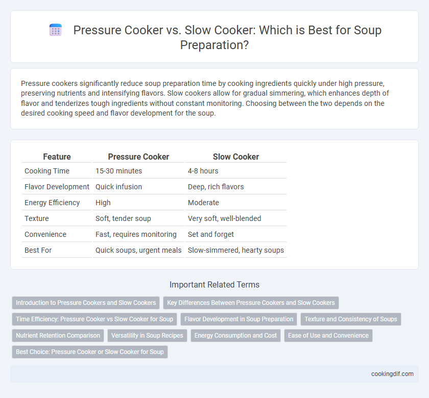 Pressure Cooker vs. Slow Cooker: Which is Best for Soup Preparation?