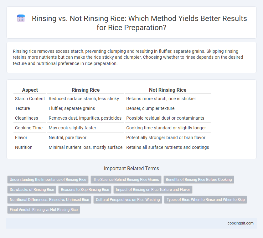Rinsing vs. Not Rinsing Rice: Which Method Yields Better Results for Rice Preparation?