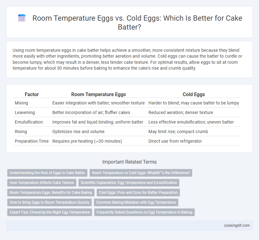 Room Temperature Eggs vs. Cold Eggs: Which Is Better for Cake Batter?