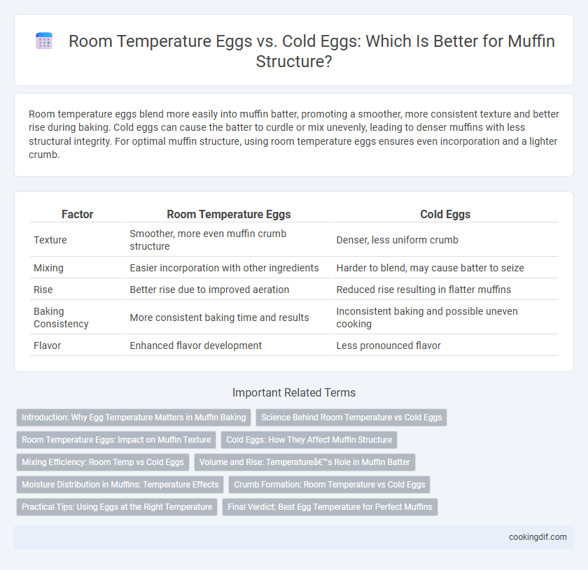 Room Temperature Eggs vs. Cold Eggs: Which Is Better for Muffin Structure?
