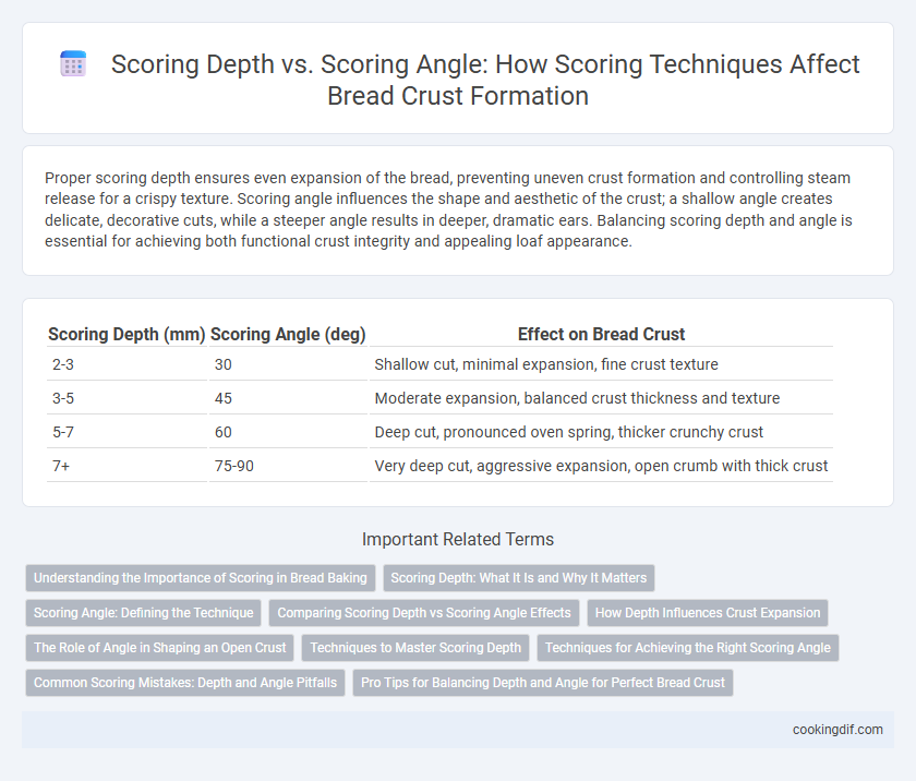 Scoring Depth vs. Scoring Angle: How Scoring Techniques Affect Bread Crust Formation