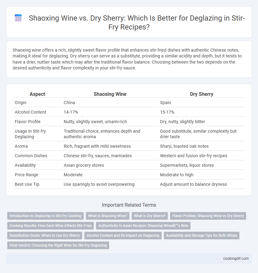 Shaoxing Wine vs. Dry Sherry: Which Is Better for Deglazing in Stir-Fry Recipes?